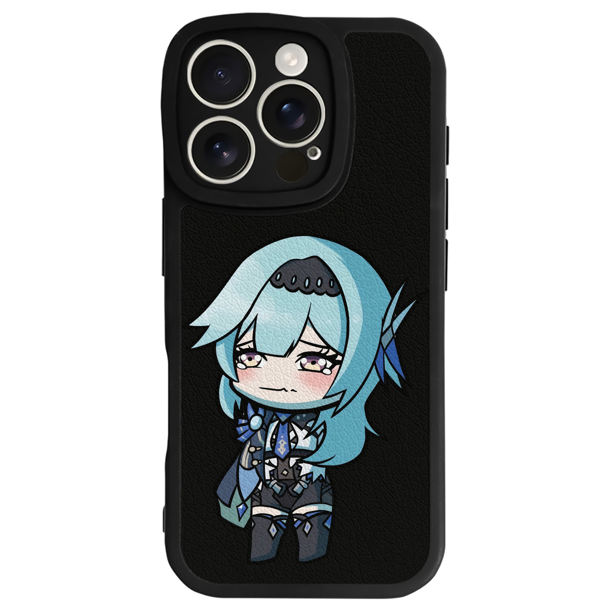 げんし神 优菈 ゆうら genshin Yūra 【iPhone 16シリーズ対応】シリコンスマホケース（レザー調） 材質：シリコン